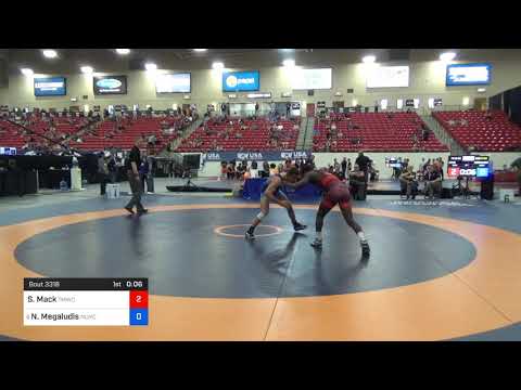 2018 Marine Corps US Open/Senior Men's Freestyle 61 Con 8 #2 - Shelton Mack (TMWC) Vs. Nico Megalu