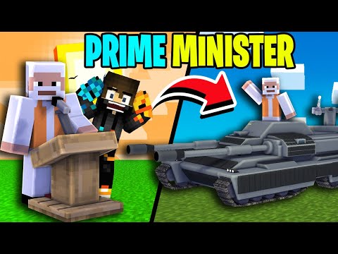 I Become PRIME MINISTER In Minecraft 🇮🇳💪