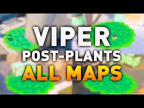 BEST VIPER Post-Plant Lineups on ALL MAPS (2021) - Viper Snake Bite Lineups Guide
