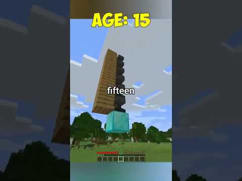 Trap Noob At Different Ages #minecraft #shorts
