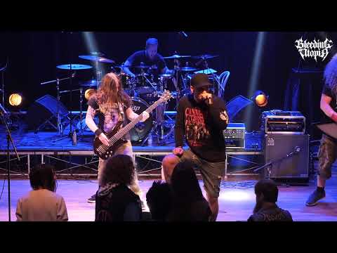 BLEEDING UTOPIA "Your Lifeless Sire"+"Ill And Daunting Perversions" live @ Huset - Huddinge, Sweden