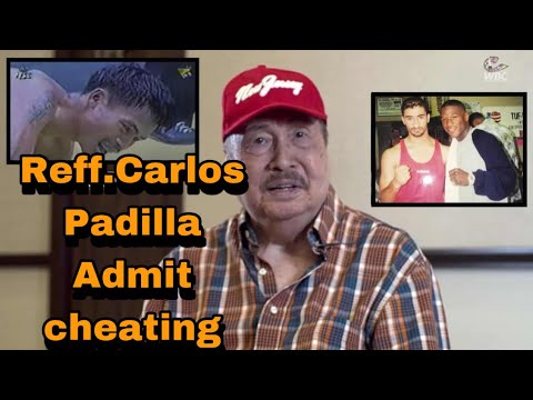 Retired Referee Carlos Padilla cheated to help Manny Pacquiao Win the Fight in 2000