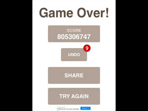 A silly feature in Hexic2048