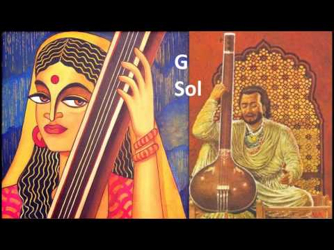 Tanpura drone in G one hour meditation PA-sa-sa-SA (bordone in SOL)