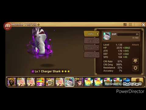GenesisPrime - 300CD Nuker Shark! - Summoners War