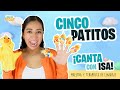Canta con Isa | Cinco Patitos | Canción Infantil | Aprende Peque