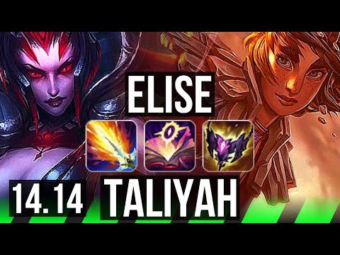 ELISE vs TALIYAH (JGL) | 15/0/6, Legendary, 500+ games | EUNE Master | 14.14