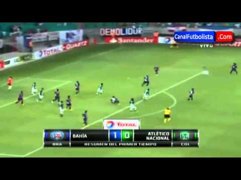 Bahia Vs Atlético Nacional (1-0)  GLOBAL (1-1) PENALES 24/10/2013 SUDAMERICANA