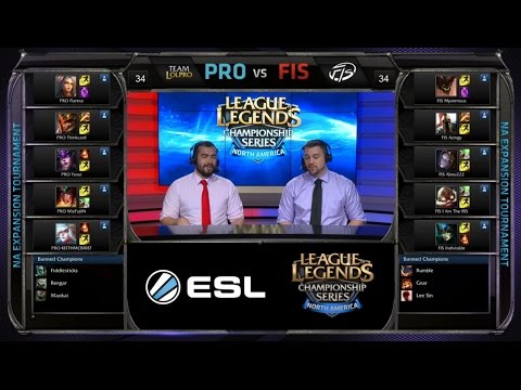 NA LCS Expansion PRO vs FIS Game 1 Highlights