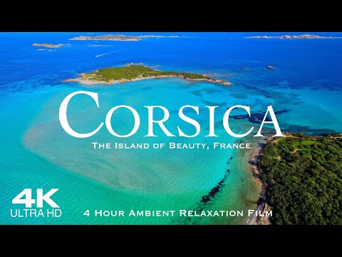 [4K] CORSICA 2026 Corse 🇫🇷 4 Hour Drone Aerial | Scenic Ambient Relaxation Movie UHD | FRANCE