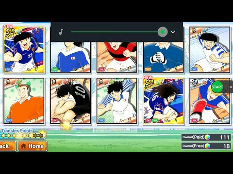 Gacha 1 - 6 Step Captain Tsubasa Dream Team. Banner Japan Samurai Blue 2019