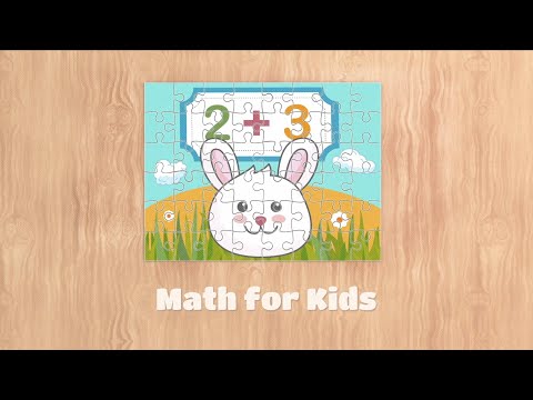 Math for kids: learning games video