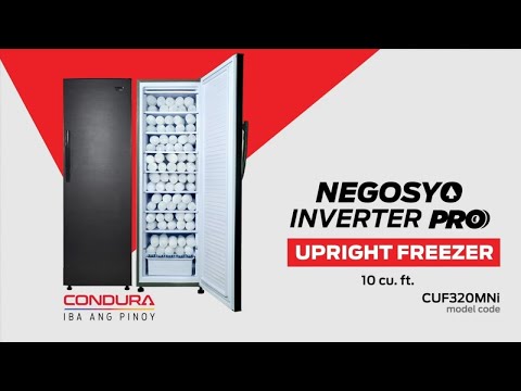 Condura Inverter Upright Freezer I Negosyo Pro Upright Freezer