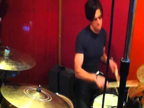 Drum Tracks: Shay Godwin recording at The Utility Muffin Research Kitchen (Zappa studios)