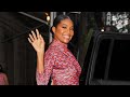 Gabrielle Union 49 Slays In Purple Bikini While Lounging By The Pool Magic Hour
