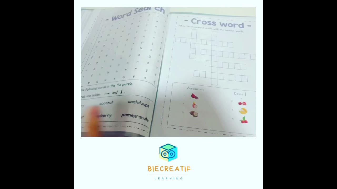 Fruits Worksheet Package by BieCreatif