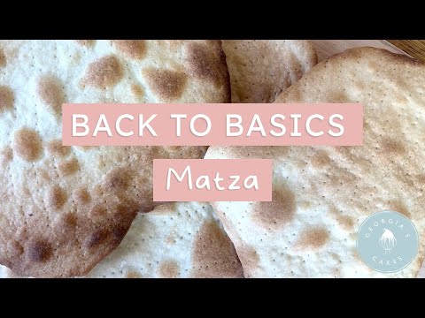 Back to Basics: Homemade MATZAH for Passover! | Georgia's Cakes