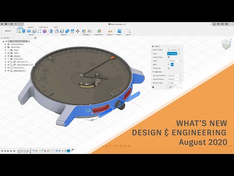 What's New In Fusion 360 Design & Engineering - August 2020