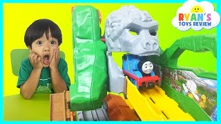 Thomas and Friends Take N Play Jungle Quest Toy Trains for Kids Ryan ToysReview