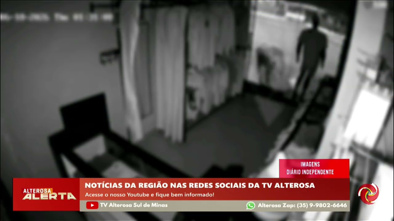 Trio é procurado após arrombamento em Serrania