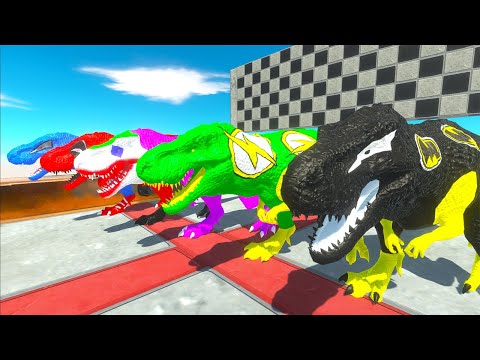 Joke Flash Sonic Deadpool Trex Speed Race Championship - Animal Revolt Battle Simulator
