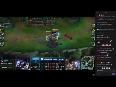 [VOD w/ Twitch Chat] Team Solo Mid vs ESC Ever (GAME 1) - IEM Katowice 2016