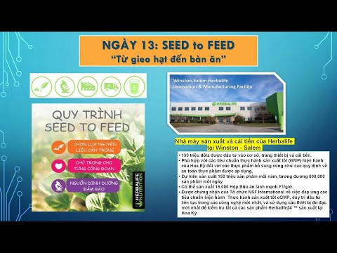 Ponto de discussão dia 13: QUY TRÌNH TỪ GIEO TRỒNG TỚI THÀNH PHẨM
