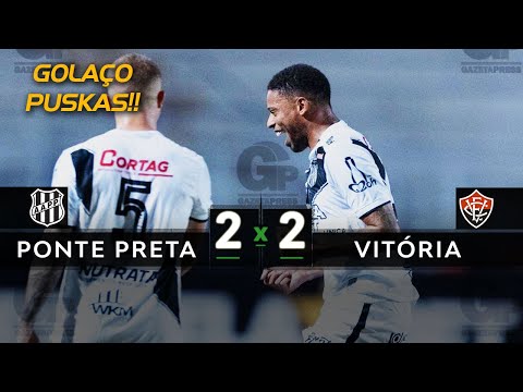 Ponte Preta 2 x 2 Vitória - GOL PUSKAS | Melhores Momentos | Brasileirão 30/07/2023