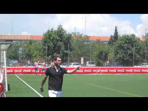 Gol de penalti del Atlético de Madrid contra el C.D. Cide