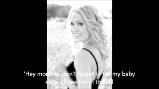 Carrie Underwood - Don&#39;t forget to Remember Me with Lyrics