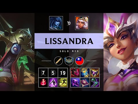 Lissandra Mid vs Qiyana - TW Challenger Patch 25.14