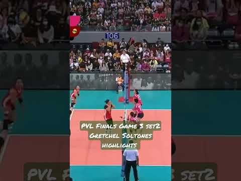 PVL Finals Game 3 Set 2 Gretchel Soltones highlights..AL TEODOSIO NG AKLAN