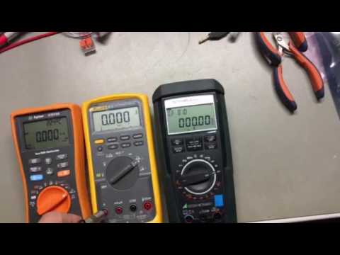 Keysight U1272A line inducted noise