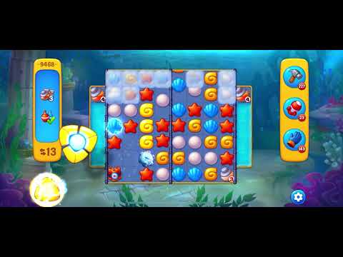 Fishdom level 9468 no boosters フィッシュダム