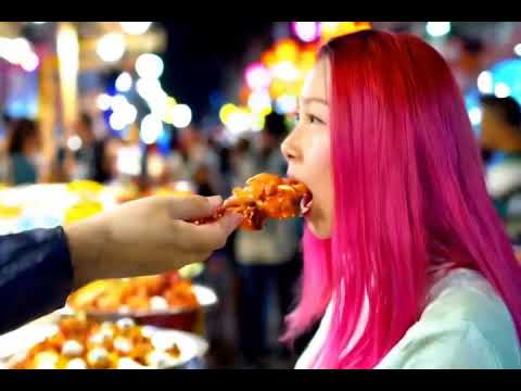 Night Market in the Rain #nightmarket #neonlights #rainyday
