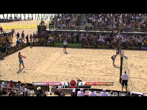 The 2011 Hermosa Beach Open FINALS Pedro Salgado/Casey Jennings vs. Jake Gibb/Sean Rosenthal (Part2)