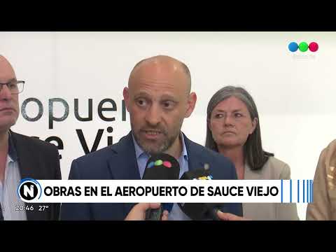 Obras en el Aeropuerto de Sauce Viejo