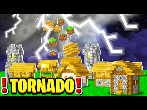 WhenGamersFail ► Lyon - LET'S ESCAPE FROM THE GIANT TORNADO IN MINECRAFT!!