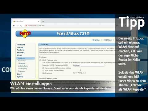 2. Fritzbox als WLAN Access Point / Repeater