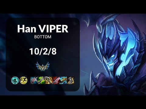 Han Viper Draven vs Ashe BOTTOM - KR CHALLENGER Patch 15.4