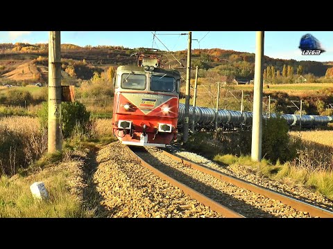 Tren CFR MARFĂ Traversează Râul Someș Mare în Nimigea de Sus - 25 Octombrie 2025