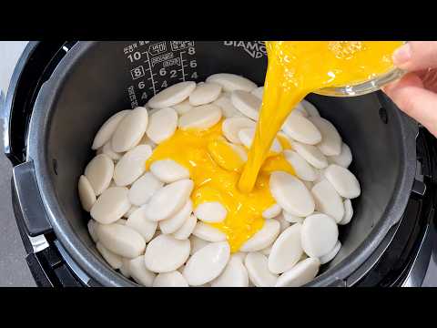 떡국이랑 계란을 밥통에 넣어 보세요, 온 가족이 한 그릇 더 달라고 난리입니다