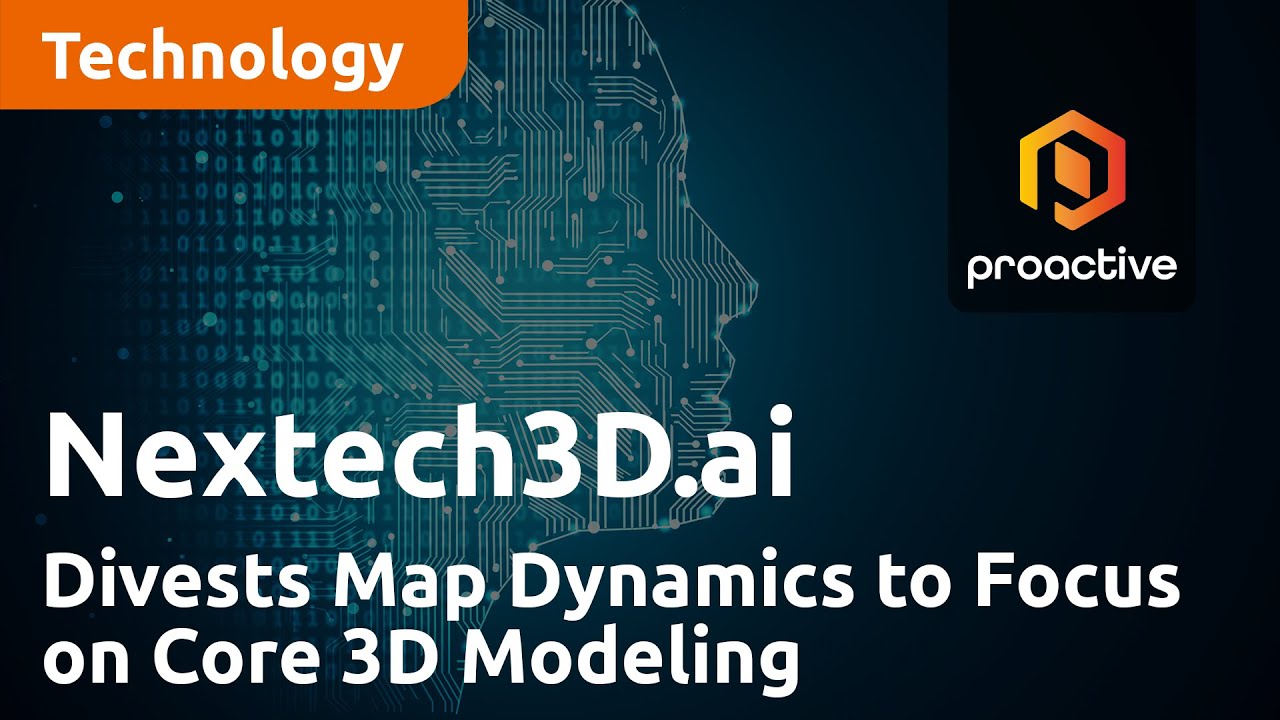 Nextech3D.ai Divests Map Dynamics to Focus on Core 3D Modeling Business