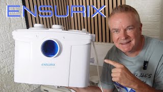 ENSURIX 1200W Macerator Upflush Toilet Pump UNBOXING REVIEW