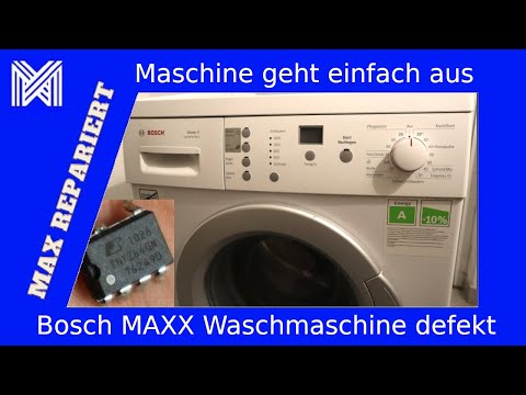 Bosch washing machine defective - dead - simply switches off - no function - repair - MAX REPAIRS