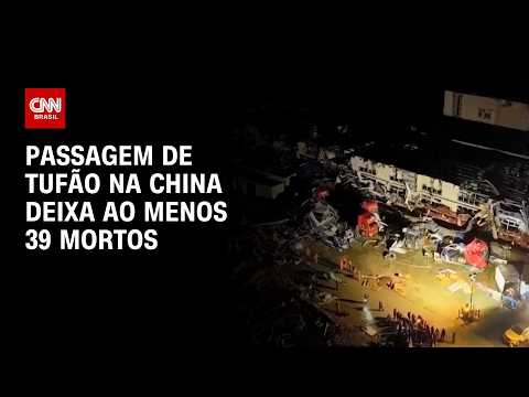 Clima extremo: Passagem de tufão na China deixa ao menos 39 mortos | CNN PRIME TIME