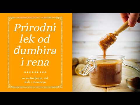 PRIRODNI LEK ZA VID, SLUH I MEMORIJU (od djumbira i rena)