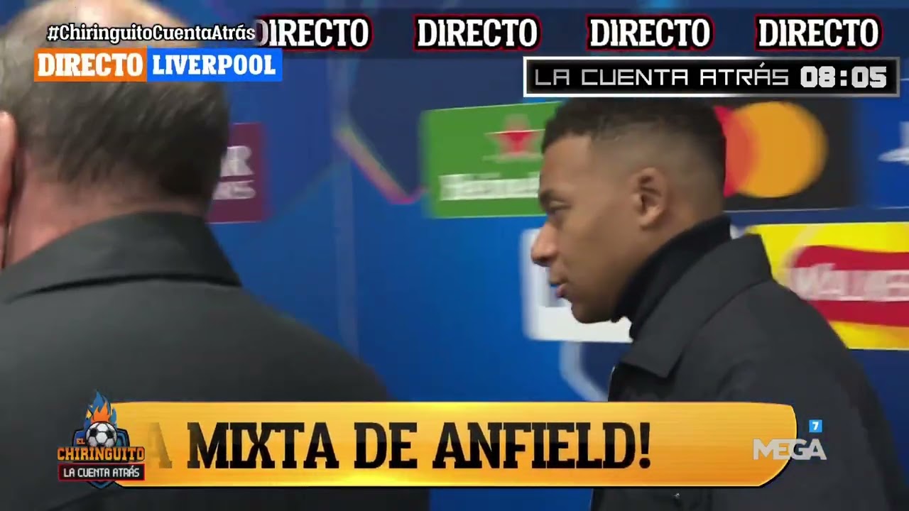 ‼️🐢 MBAPPÉ HABLA con EDU AGUIRRE tras la DERROTA del REAL MADRID en LIVERPOOL.