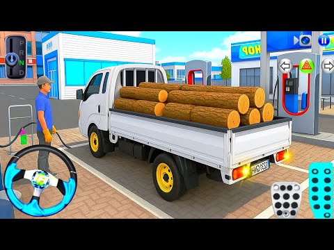 New Transporter KIA Pickup Truck Driving | 3D Driving Class Game | Best Android Car Gameplay 2025