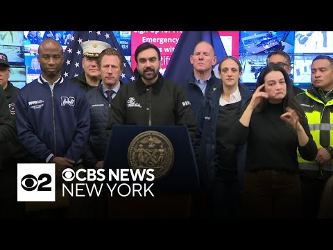 NYC Mayor Zohran Mamdani gives update on major winter storm | Full press conference